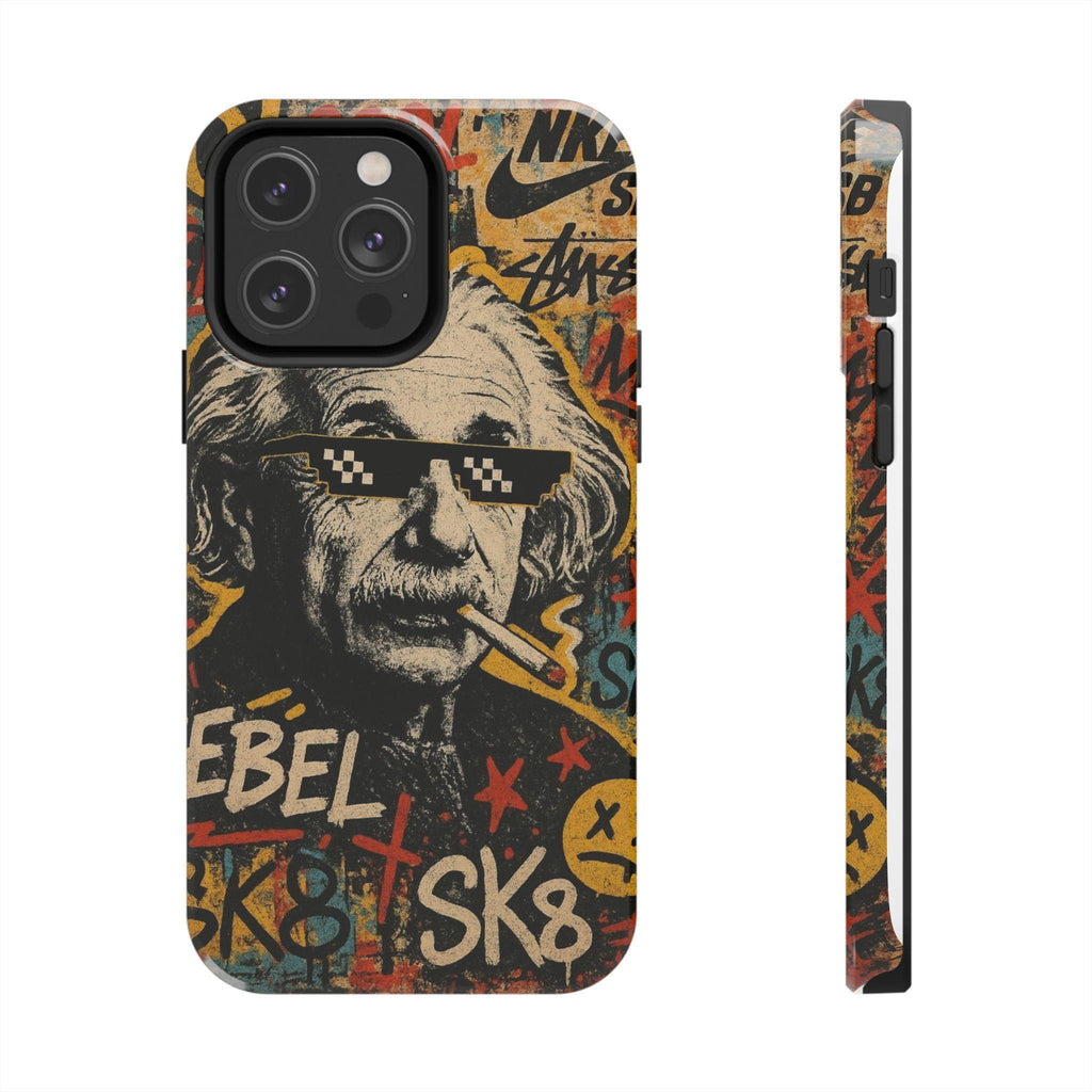 Graffiti Genius Illustration Phone Case | Street Art Scientist Design