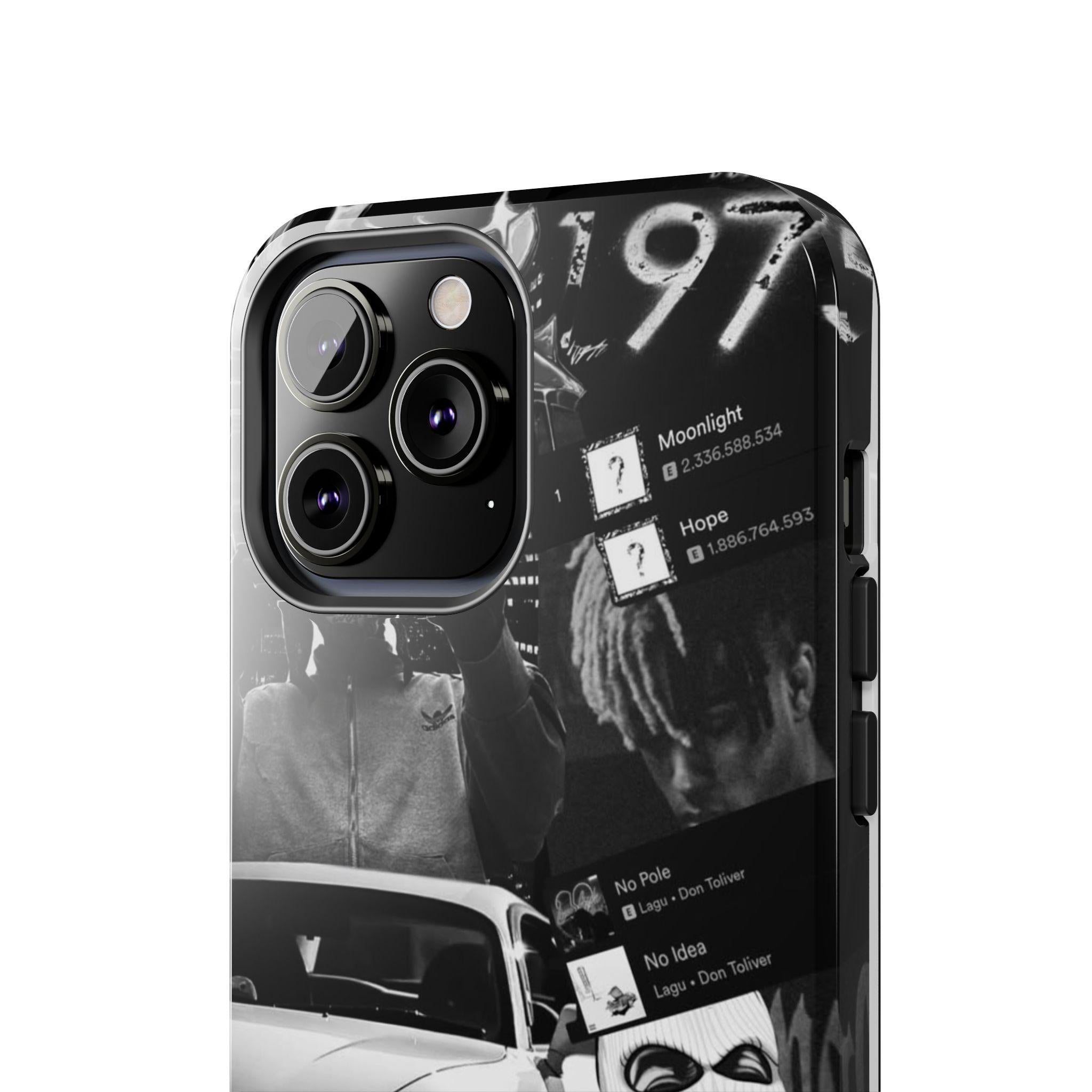 Black White Collage phone case | Car Graffiti Sticker Art