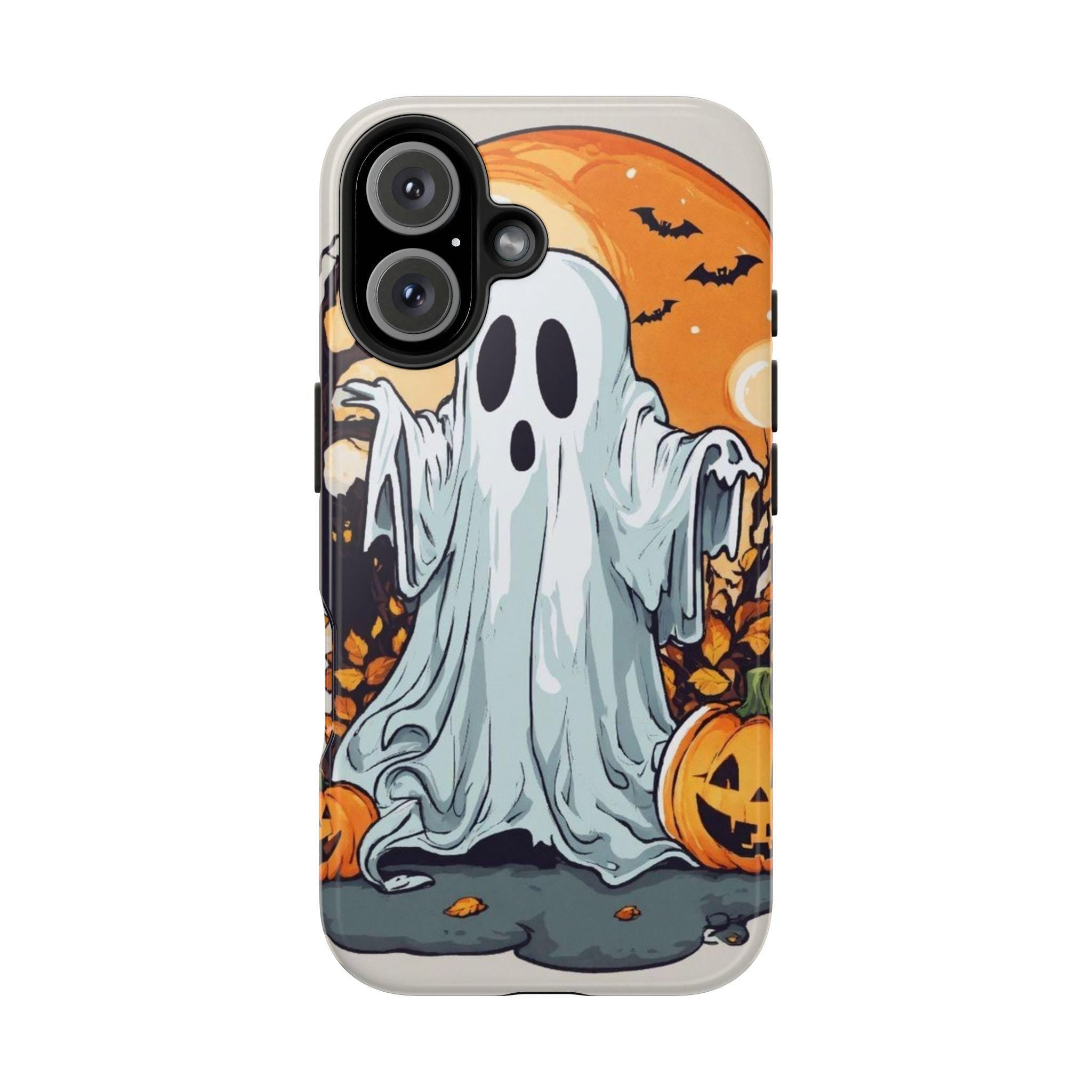 Cute Ghost Halloween Phone Case | Pumpkin Spooky Fall iPhone Cover