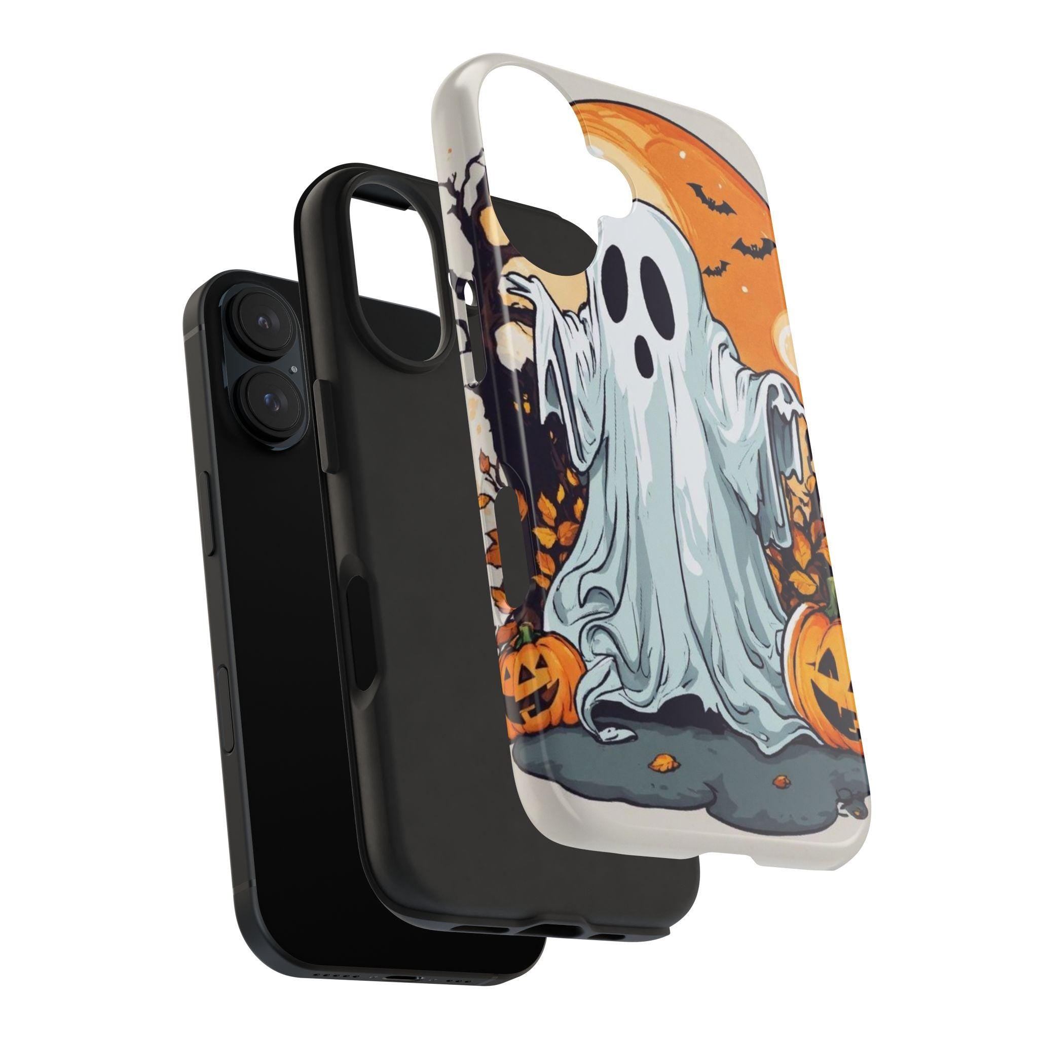 Cute Ghost Halloween Phone Case | Pumpkin Spooky Fall iPhone Cover