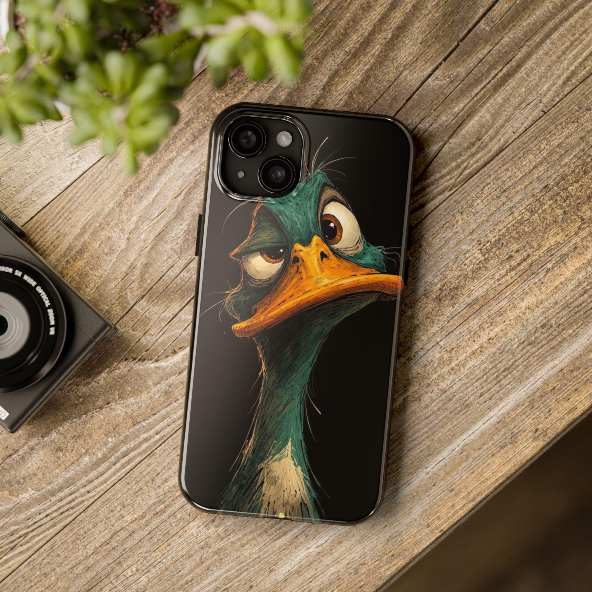 Sassy Duck Illustration Phone Case | Tough Protective Cover