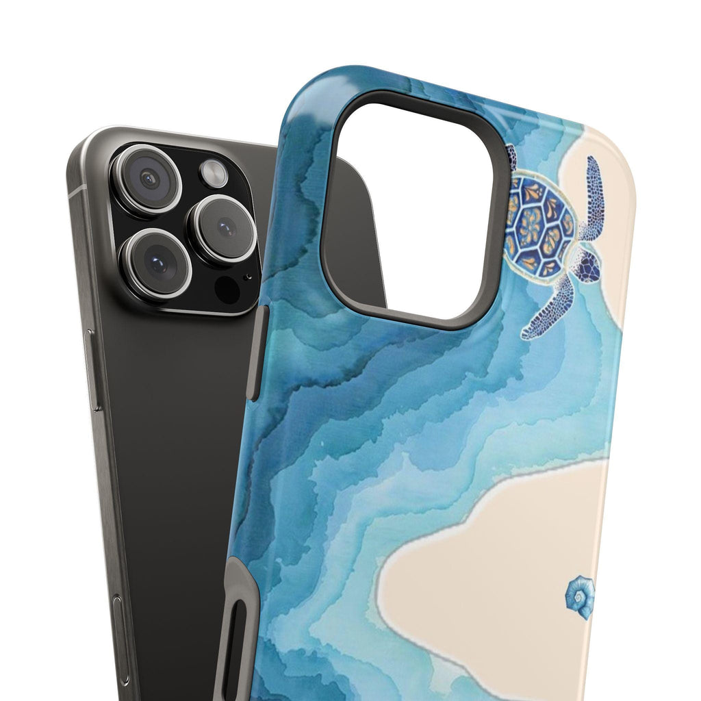Ocean Watercolor Sea Life phone case | iPhone magnetic impact-resistant case