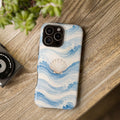 Seashell Waves Phone Case | Magnetic Impact-Resistant Case