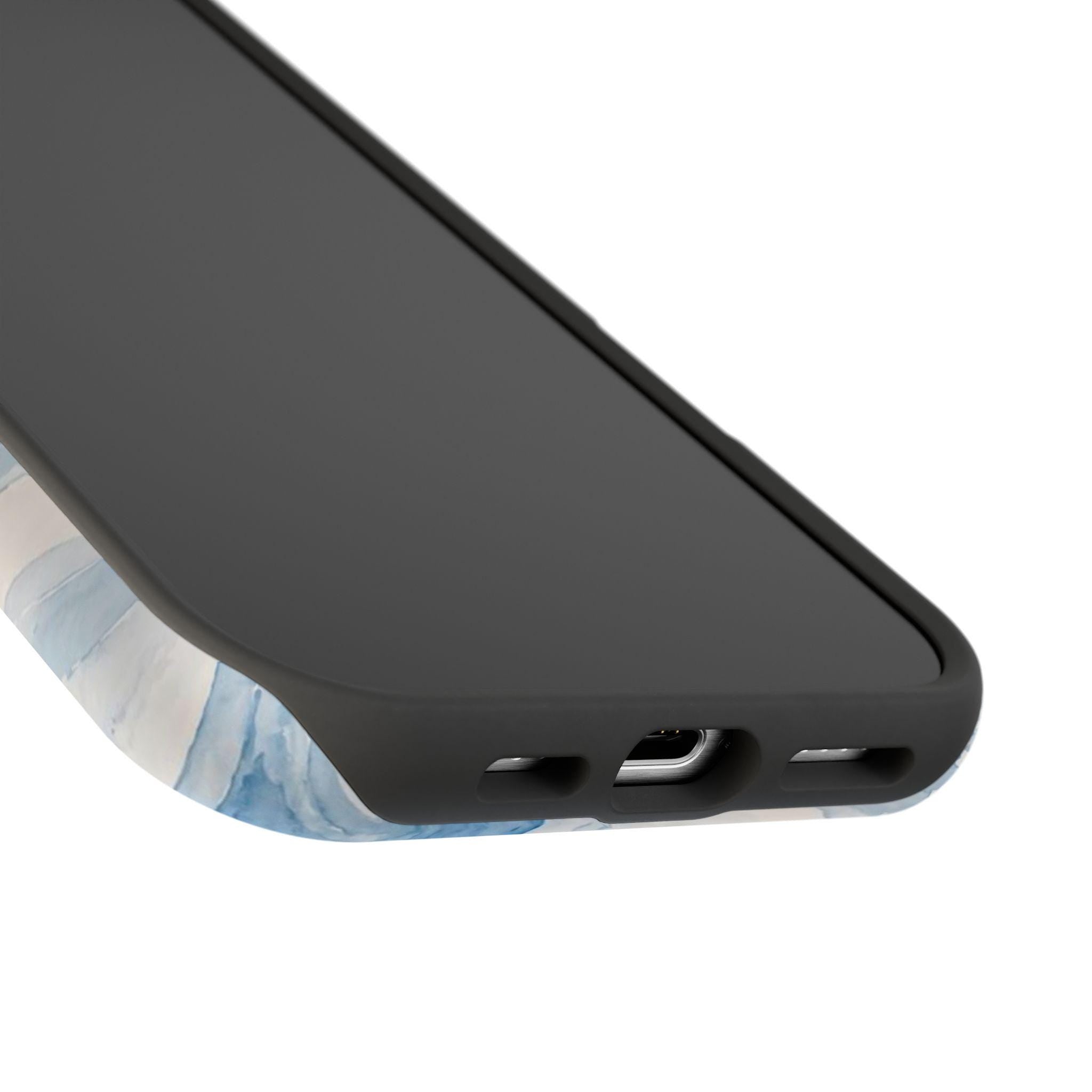 Seashell Waves Phone Case | Magnetic Impact-Resistant Case