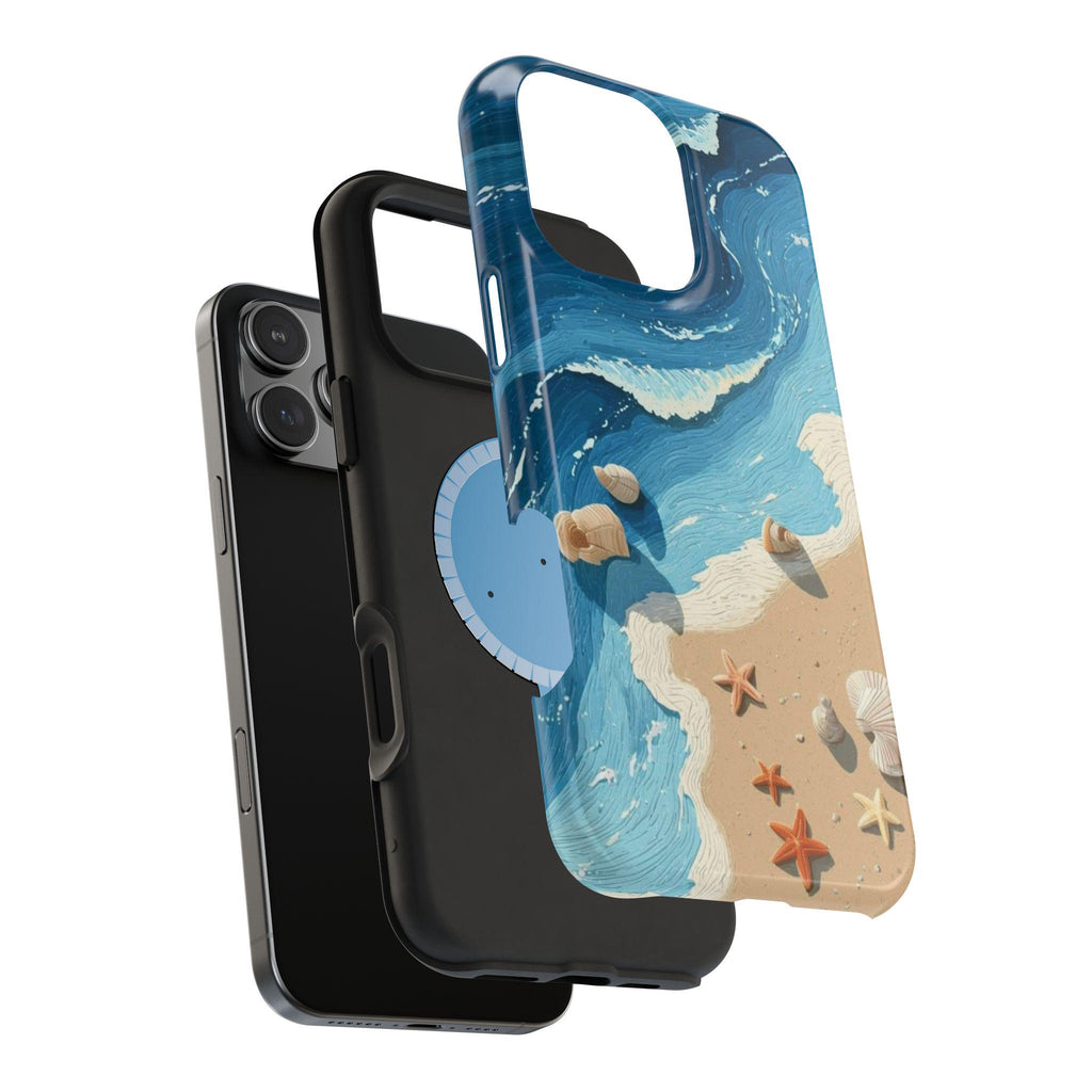 Seashore Beach Shells Phone Case | Magnetic Impact-Resistant Case