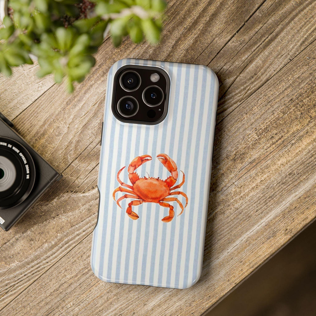 Watercolor Crab Phone Case | Magnetic Impact-Resistant Case
