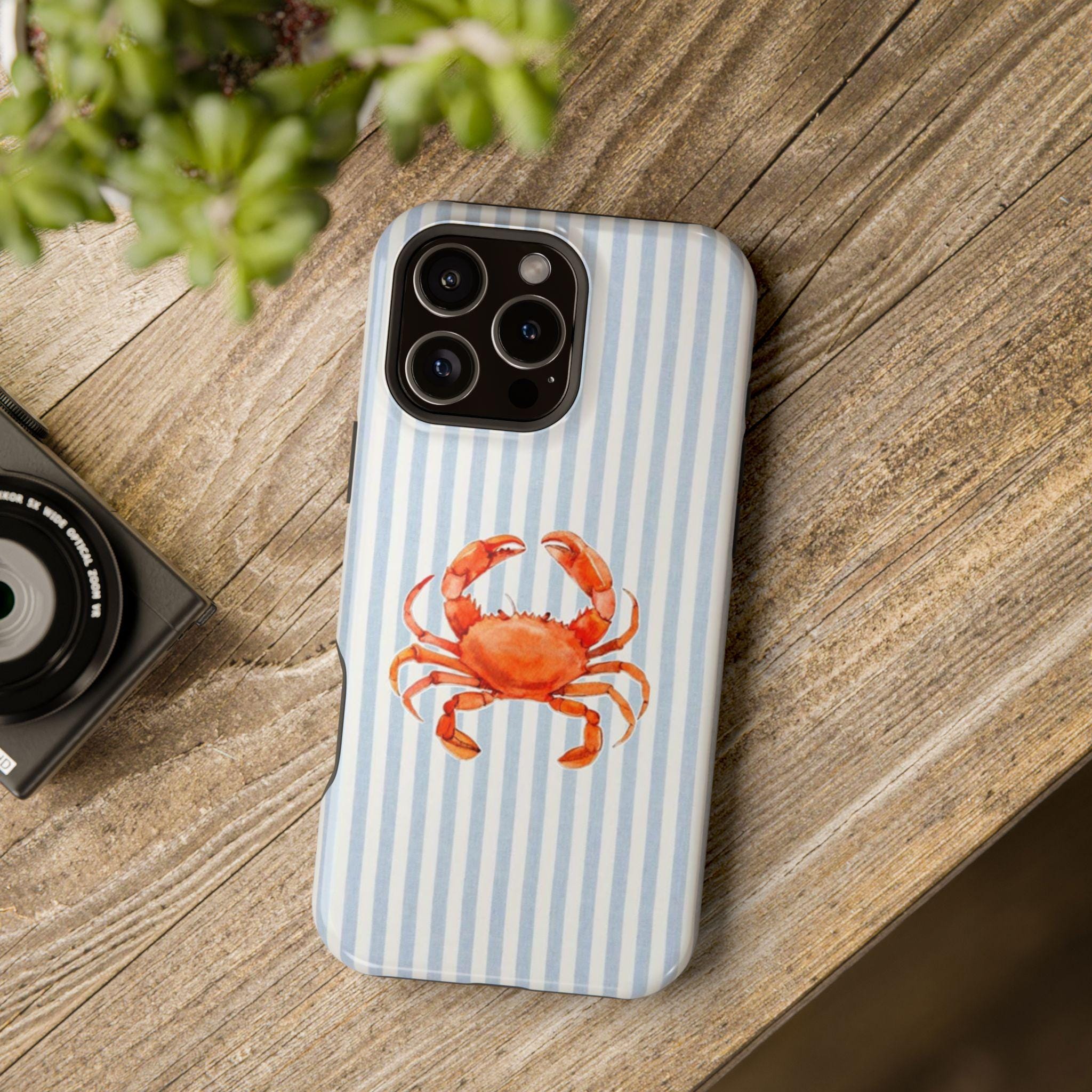 Watercolor Crab Phone Case | Magnetic Impact-Resistant Case