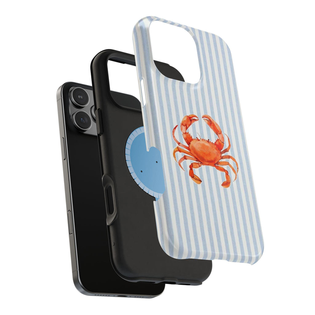 Watercolor Crab Phone Case | Magnetic Impact-Resistant Case