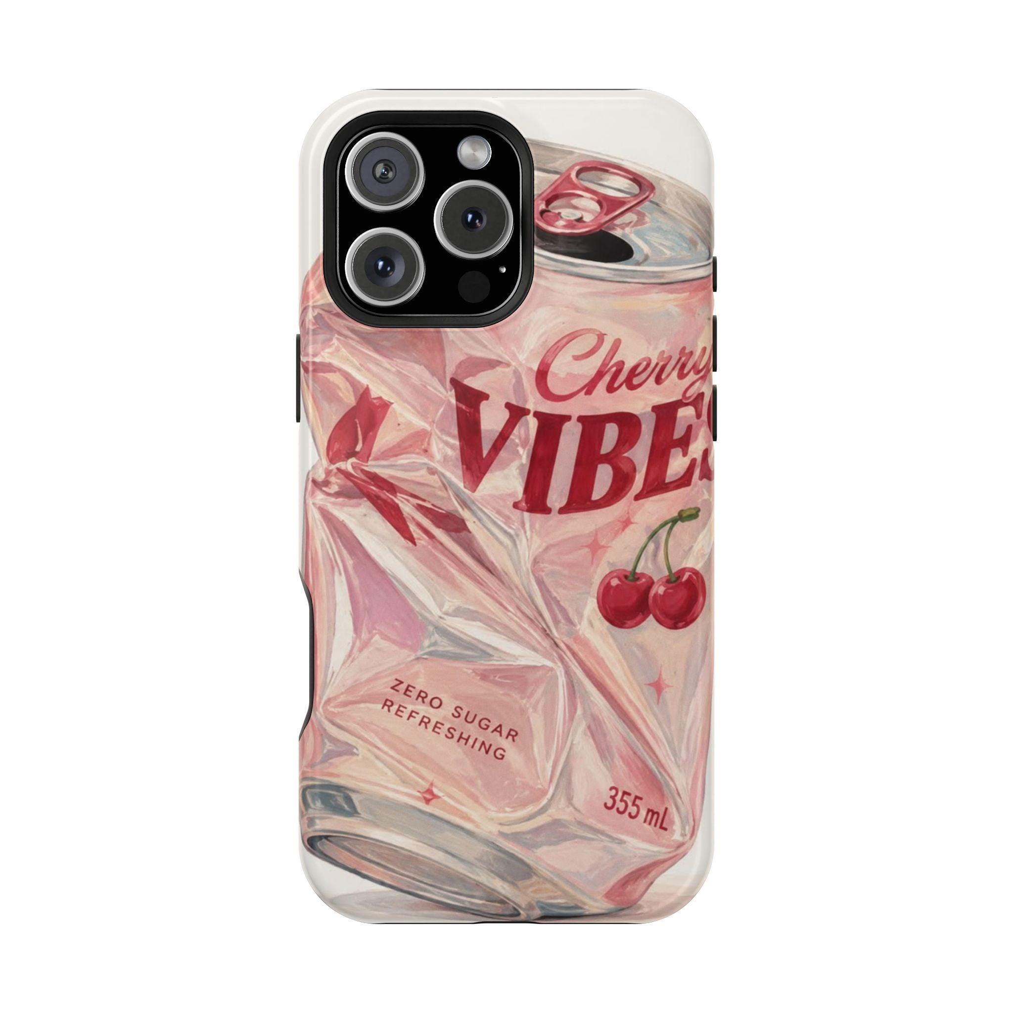 Cherry Vibes Soda Can phone case | Magnetic Impact-Resistant Case