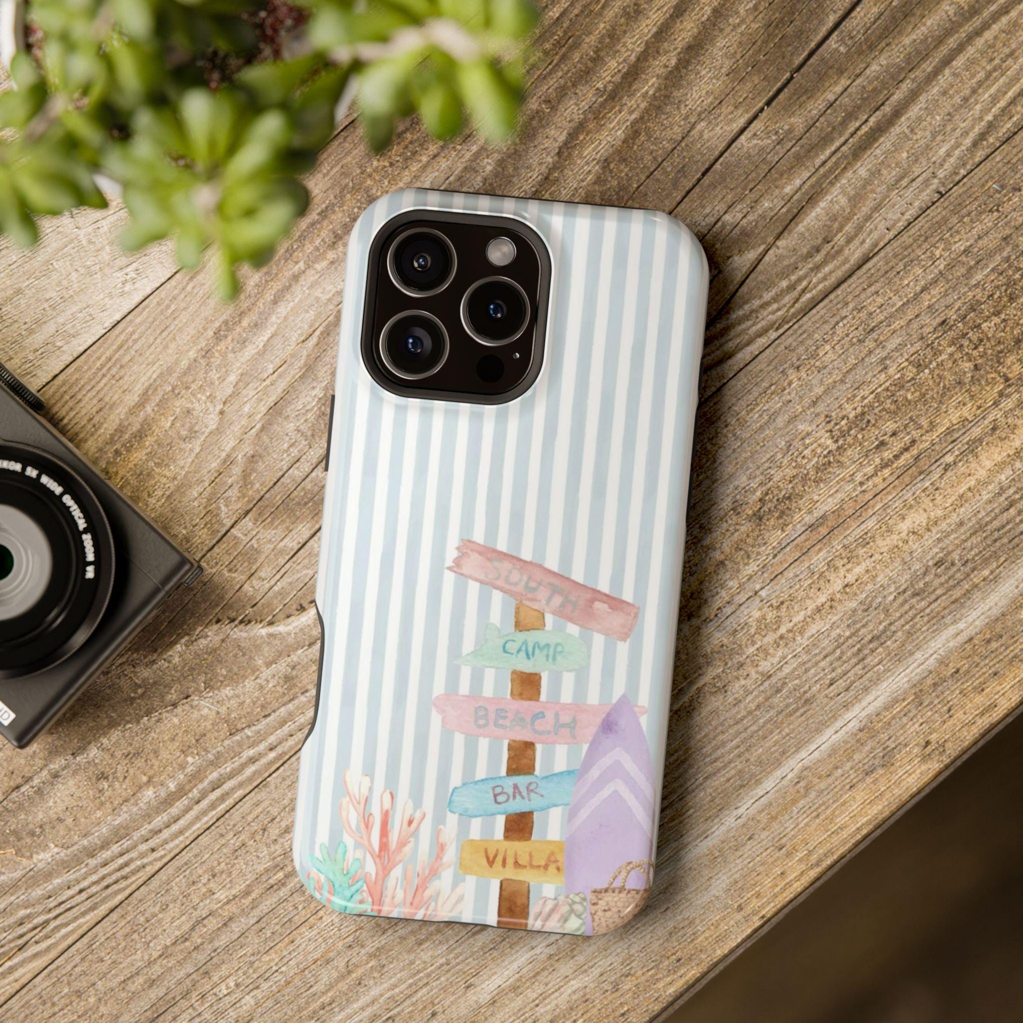 Beach Signpost phone case | Magnetic impact-resistant case