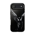 Dark Fallen Angel Phone Case | Tough Phone Case, Gothic Winged Statue
