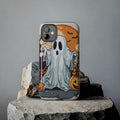 Cute Ghost Halloween Phone Case | Pumpkin Spooky Fall iPhone Cover