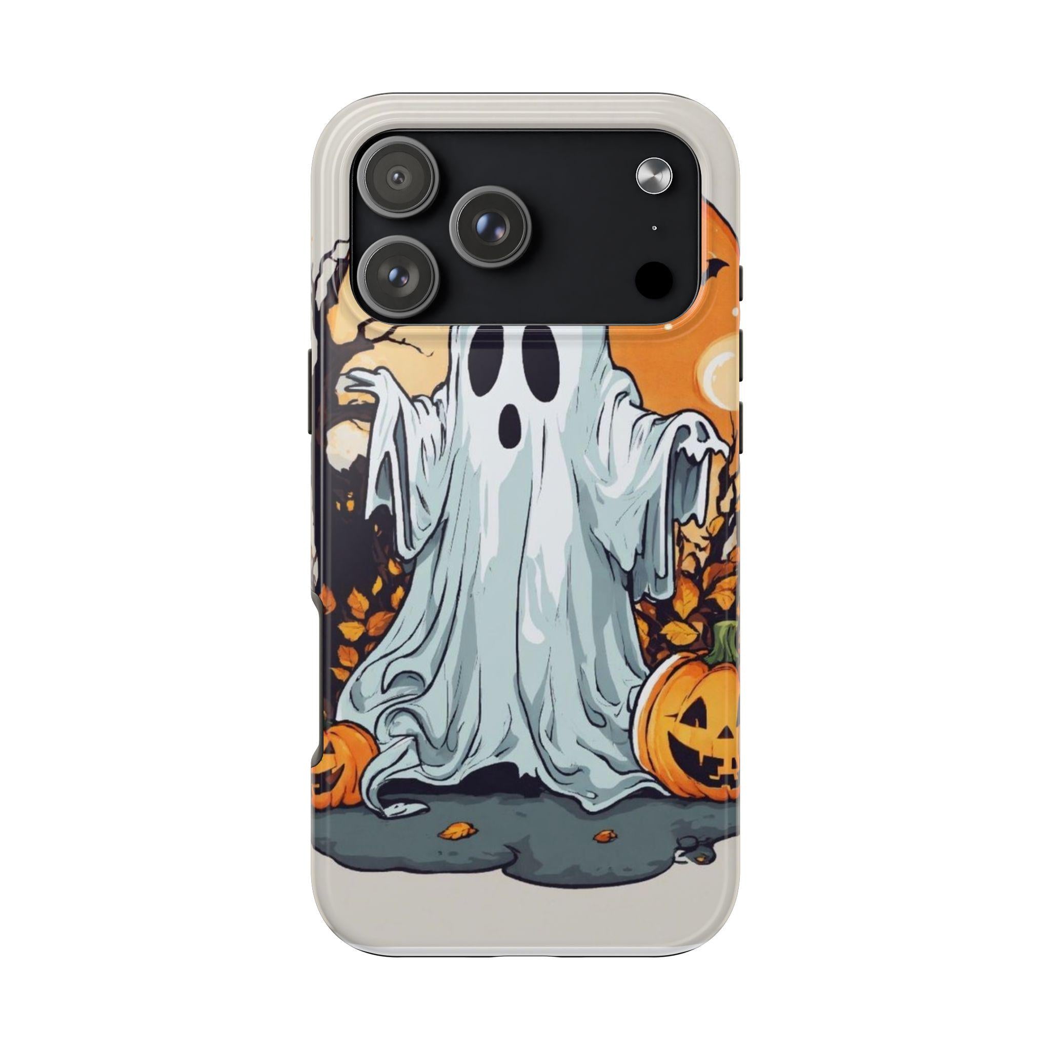 Cute Ghost Halloween Phone Case | Pumpkin Spooky Fall iPhone Cover