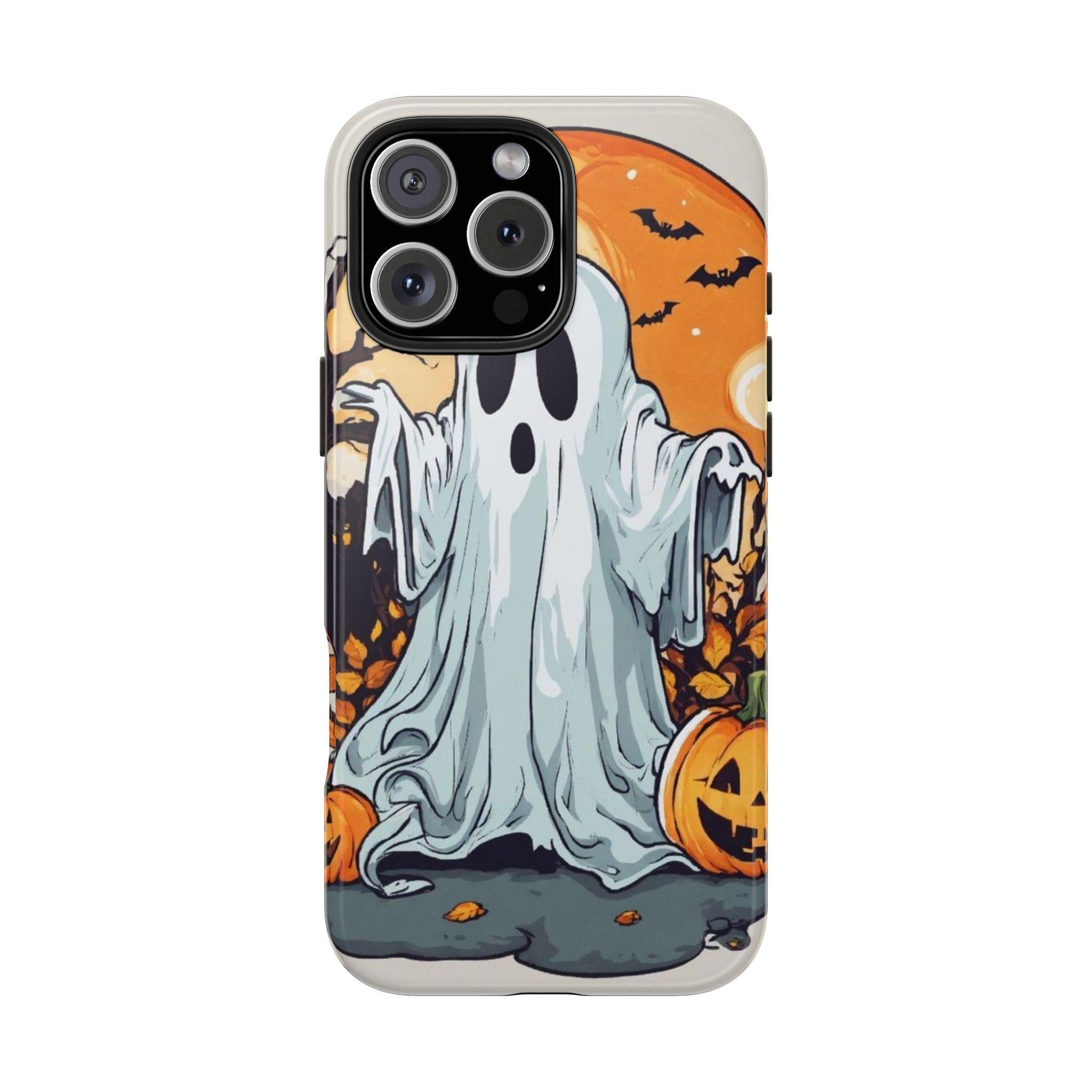 Cute Ghost Halloween Phone Case | Pumpkin Spooky Fall iPhone Cover