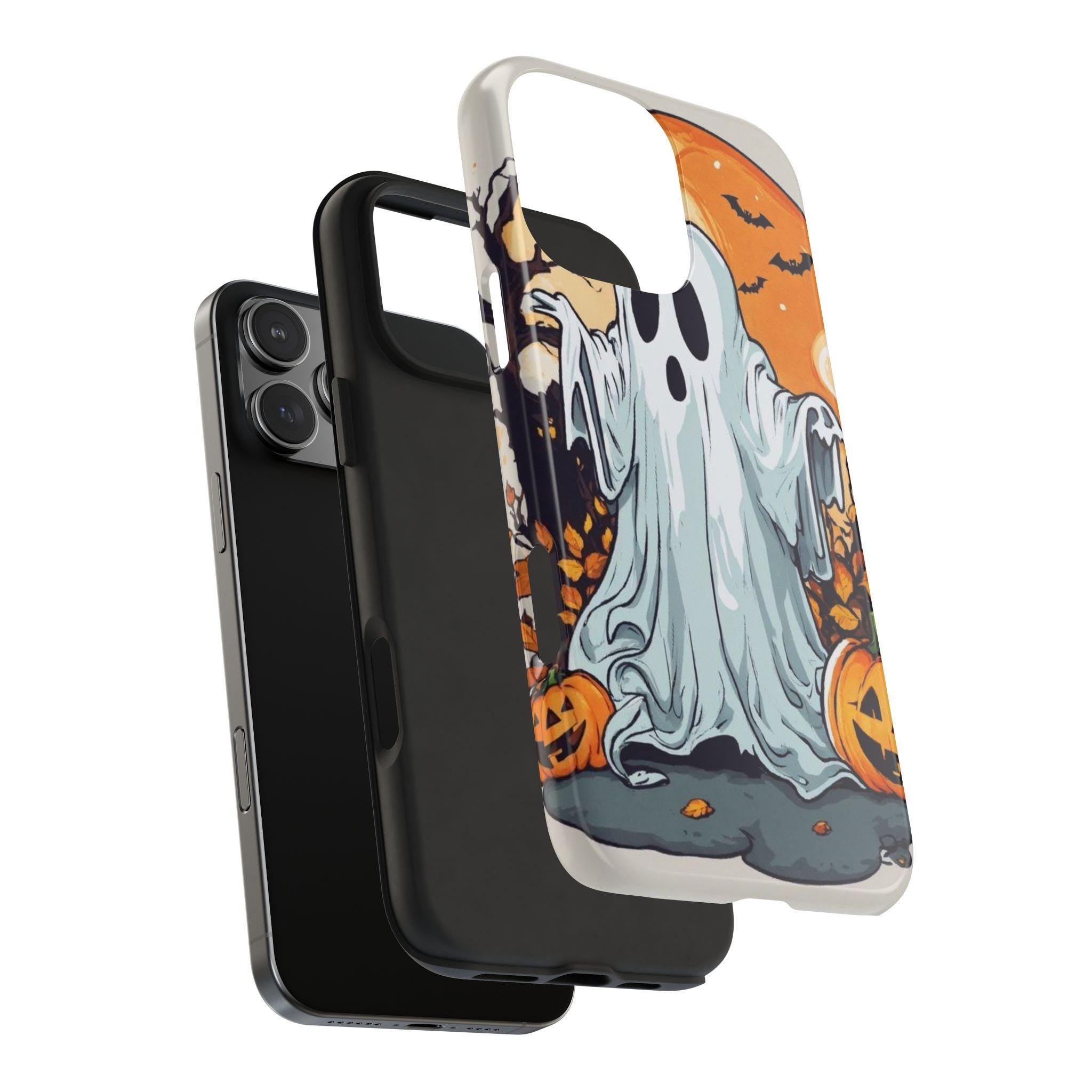 Cute Ghost Halloween Phone Case | Pumpkin Spooky Fall iPhone Cover