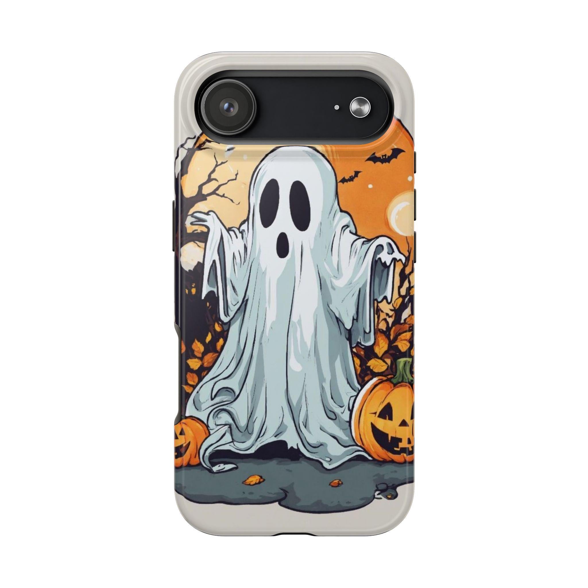 Cute Ghost Halloween Phone Case | Pumpkin Spooky Fall iPhone Cover
