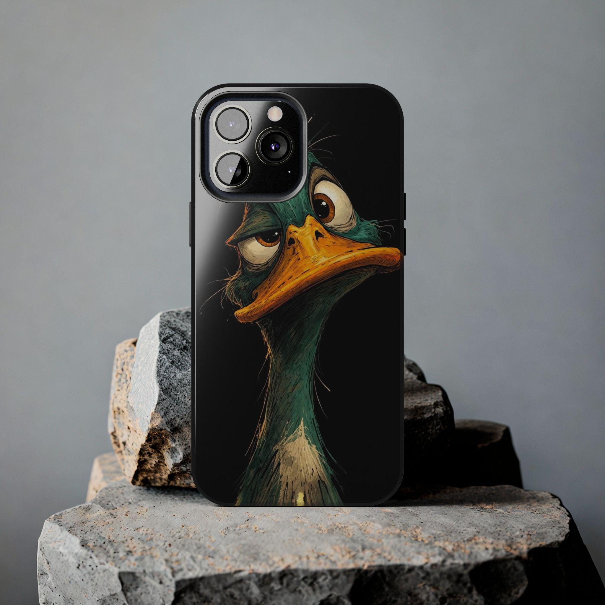 Sassy Duck Illustration Phone Case | Tough Protective Cover