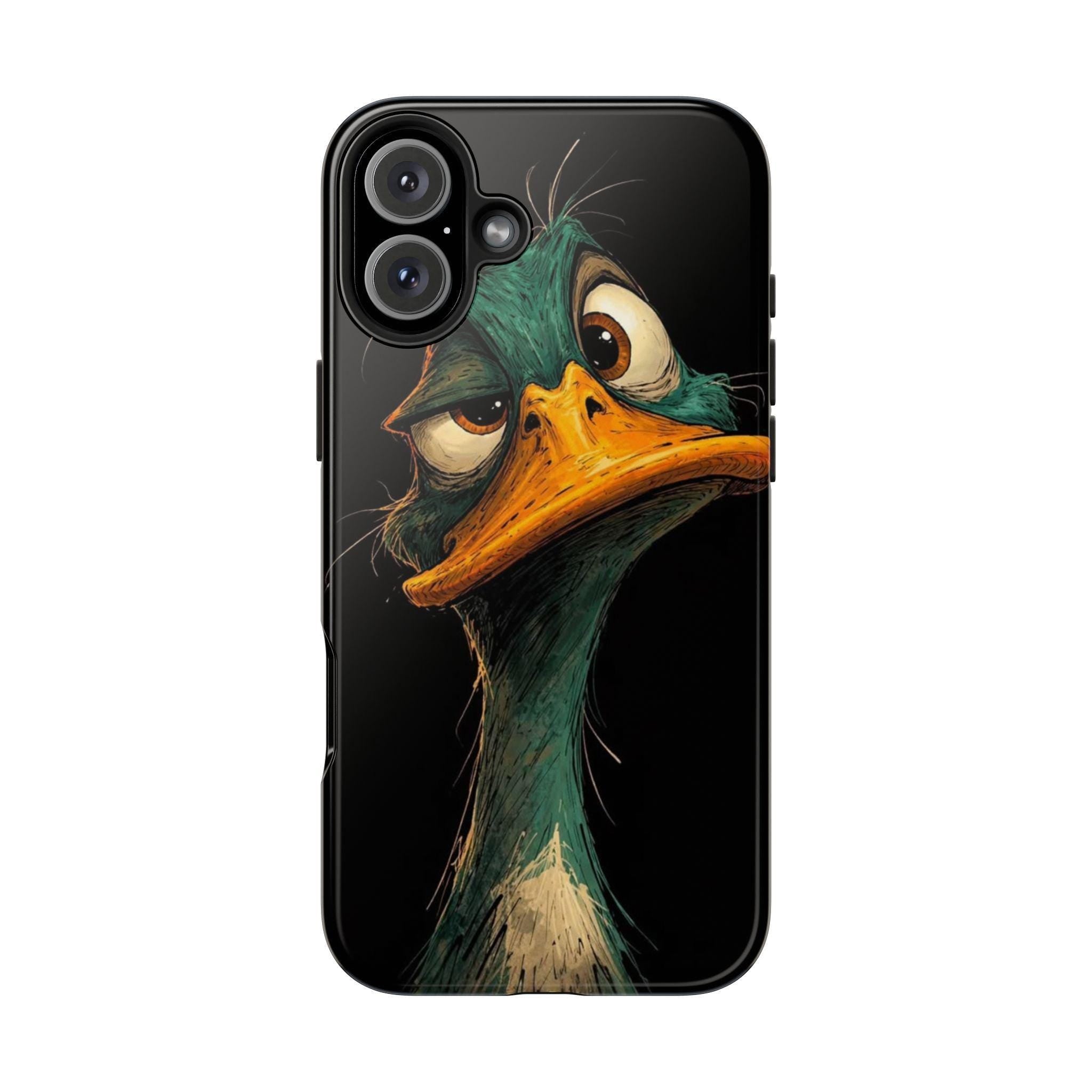 Sassy Duck Illustration Phone Case | Tough Protective Cover