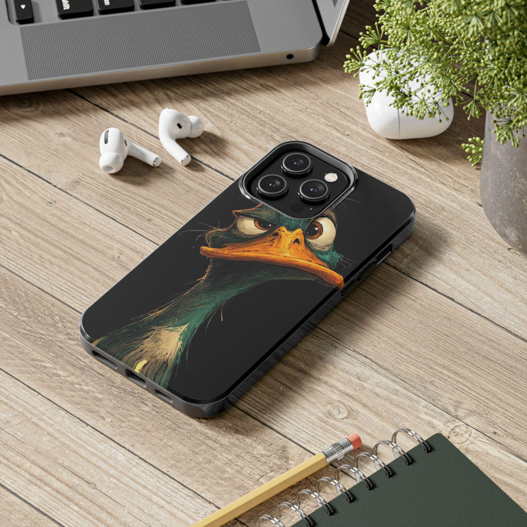 Sassy Duck Illustration Phone Case | Tough Protective Cover