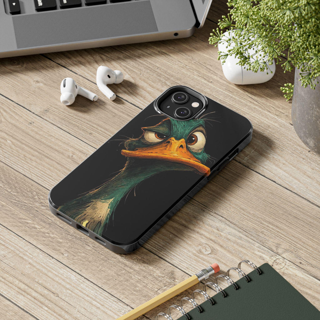 Sassy Duck Illustration Phone Case | Tough Protective Cover