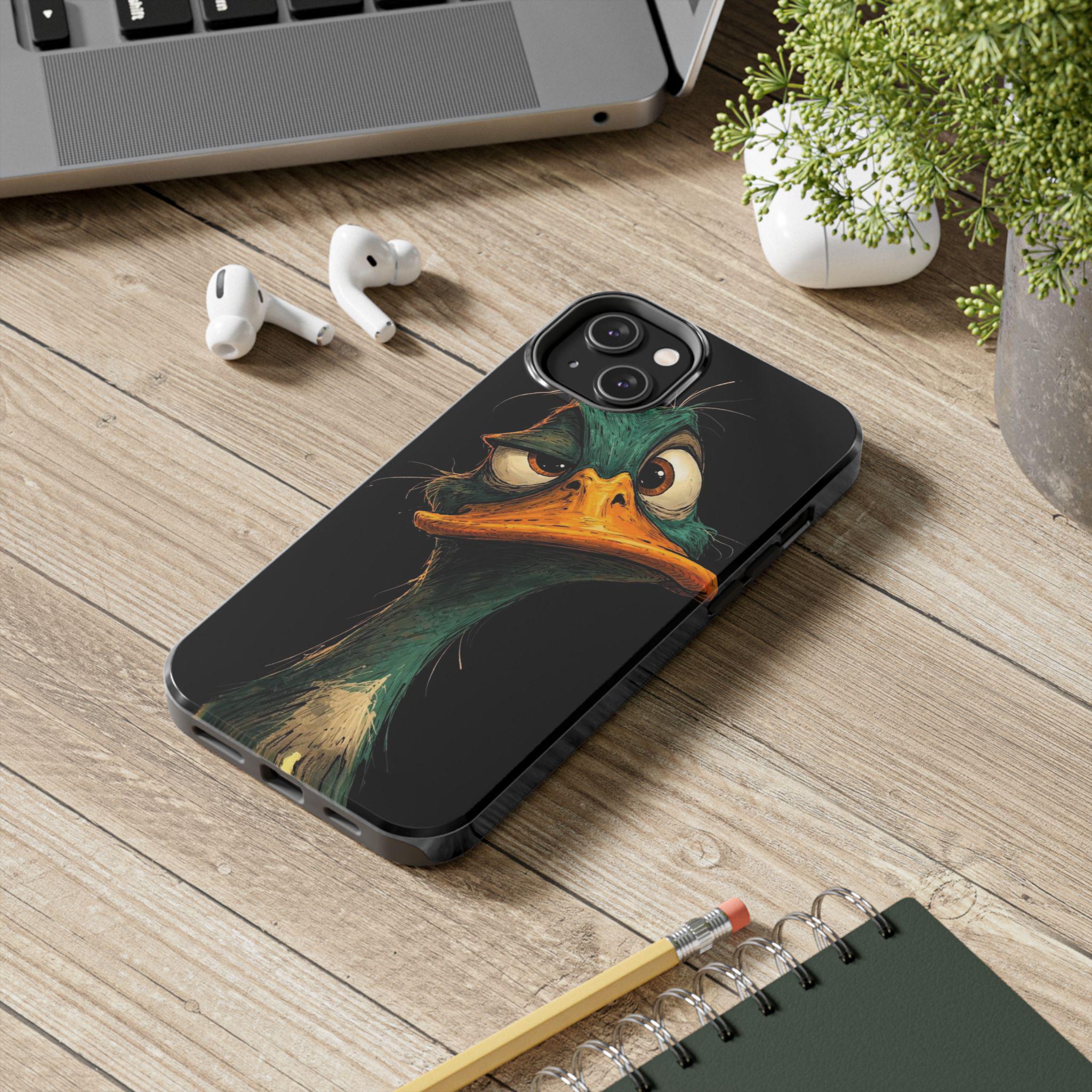 Sassy Duck Illustration Phone Case | Tough Protective Cover