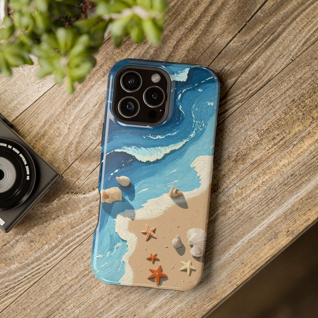 Seashore Beach Shells Phone Case | Magnetic Impact-Resistant Case