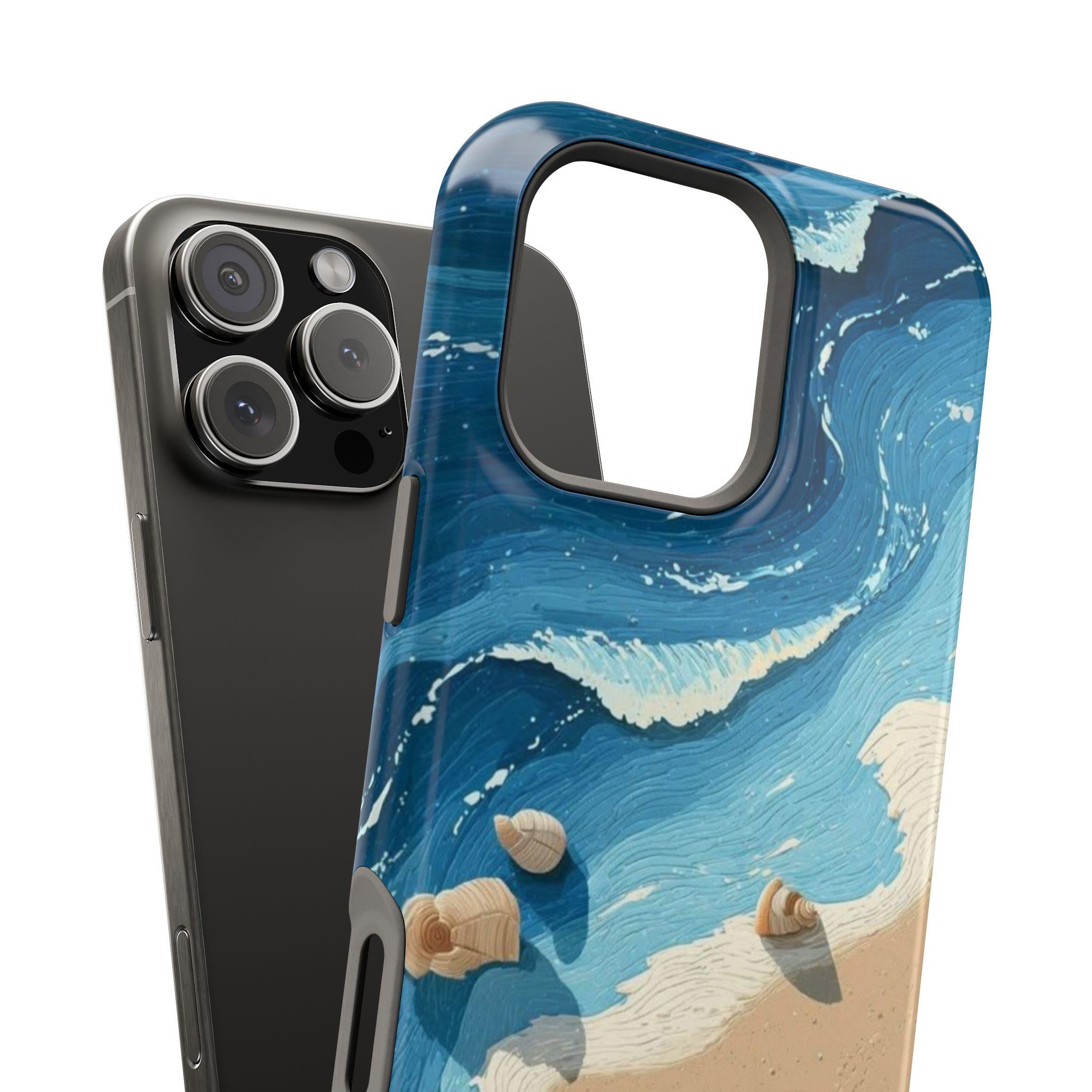 Seashore Beach Shells Phone Case | Magnetic Impact-Resistant Case