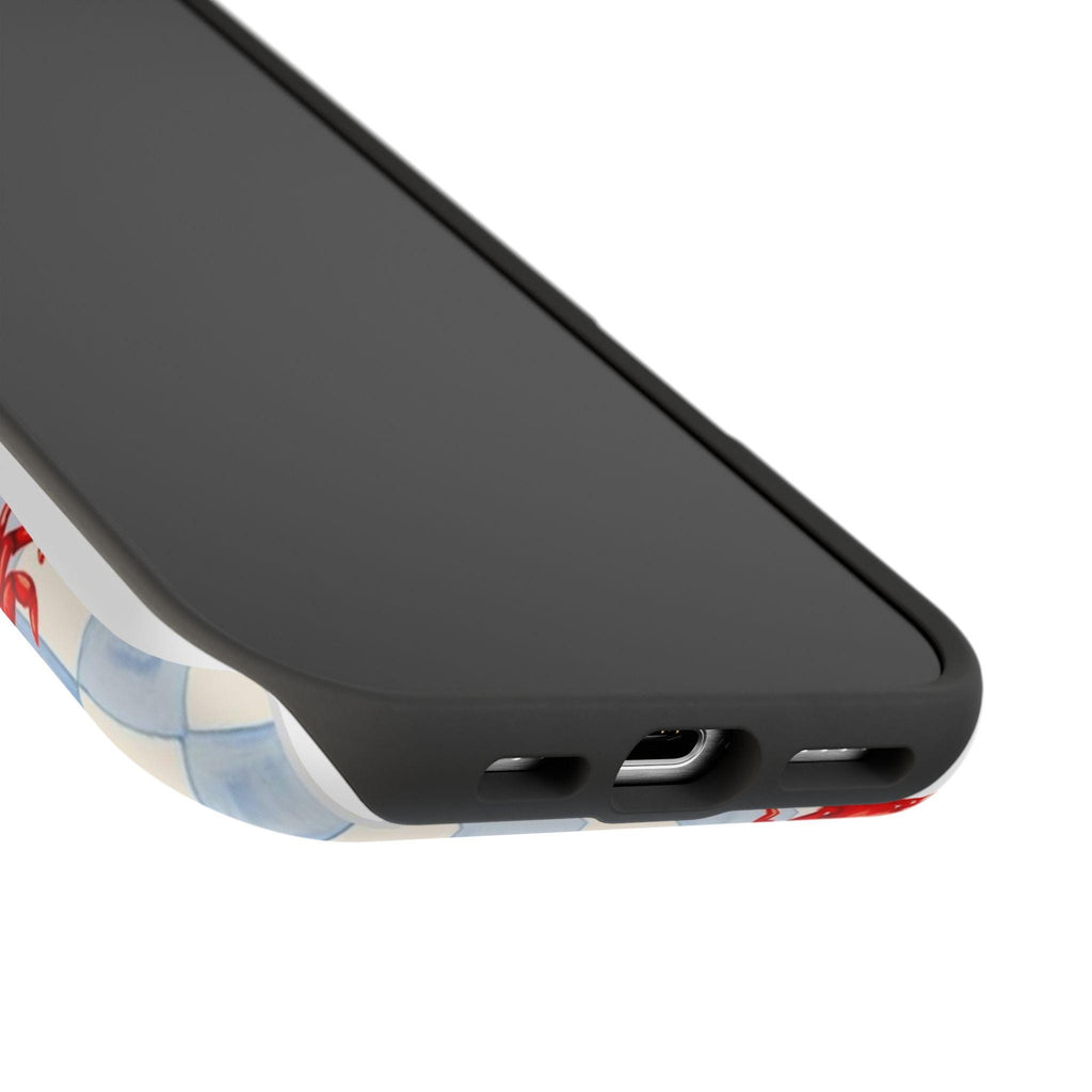 Red Crab Checkerboard Phone Case | Magnetic Impact-Resistant Case