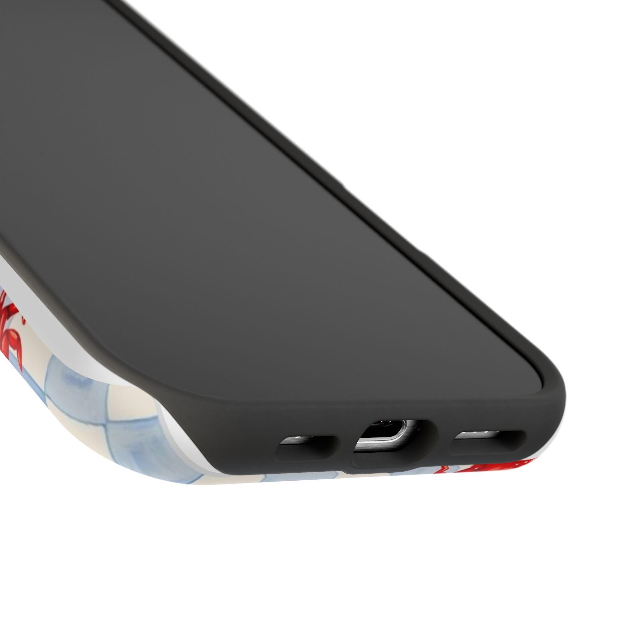 Red Crab Checkerboard Phone Case | Magnetic Impact-Resistant Case