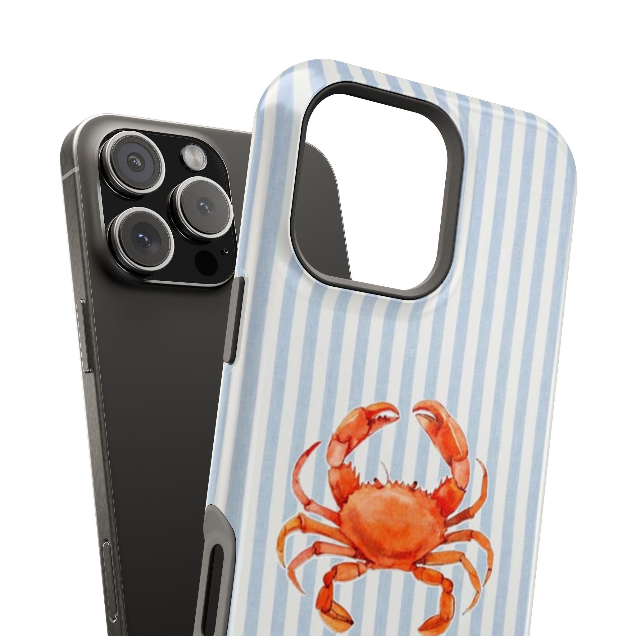 Watercolor Crab Phone Case | Magnetic Impact-Resistant Case