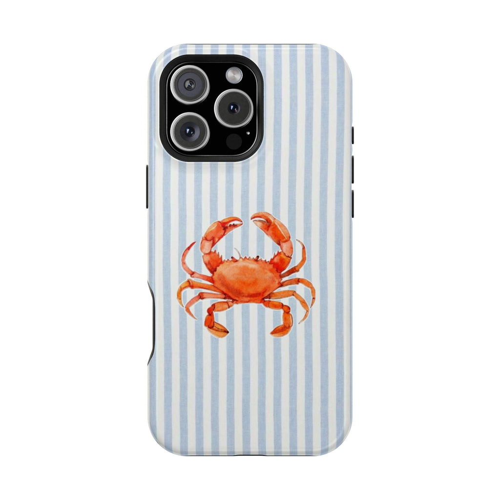 Watercolor Crab Phone Case | Magnetic Impact-Resistant Case