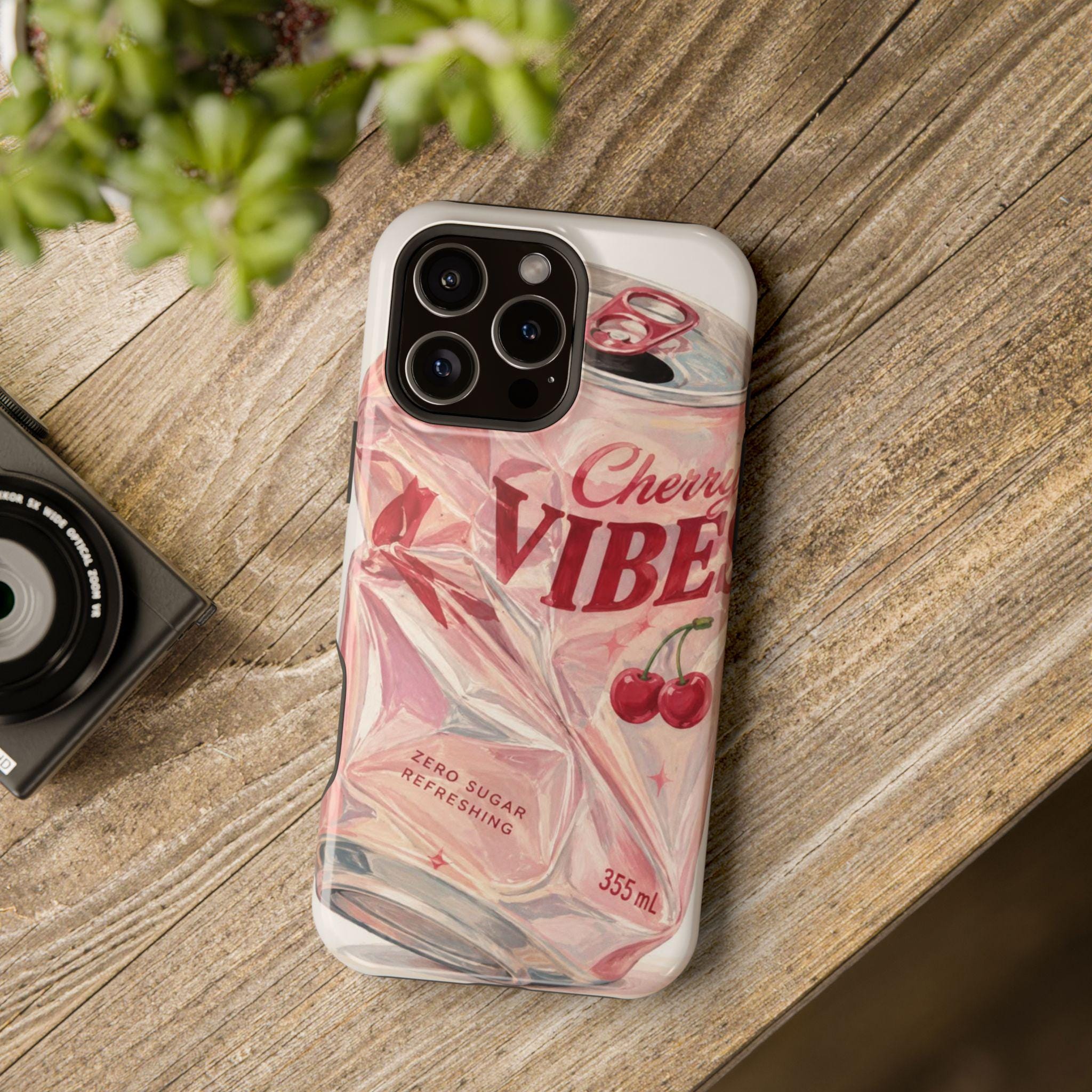 Cherry Vibes Soda Can phone case | Magnetic Impact-Resistant Case