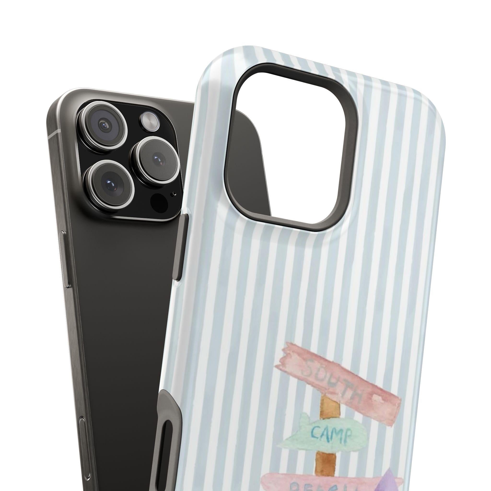 Beach Signpost phone case | Magnetic impact-resistant case