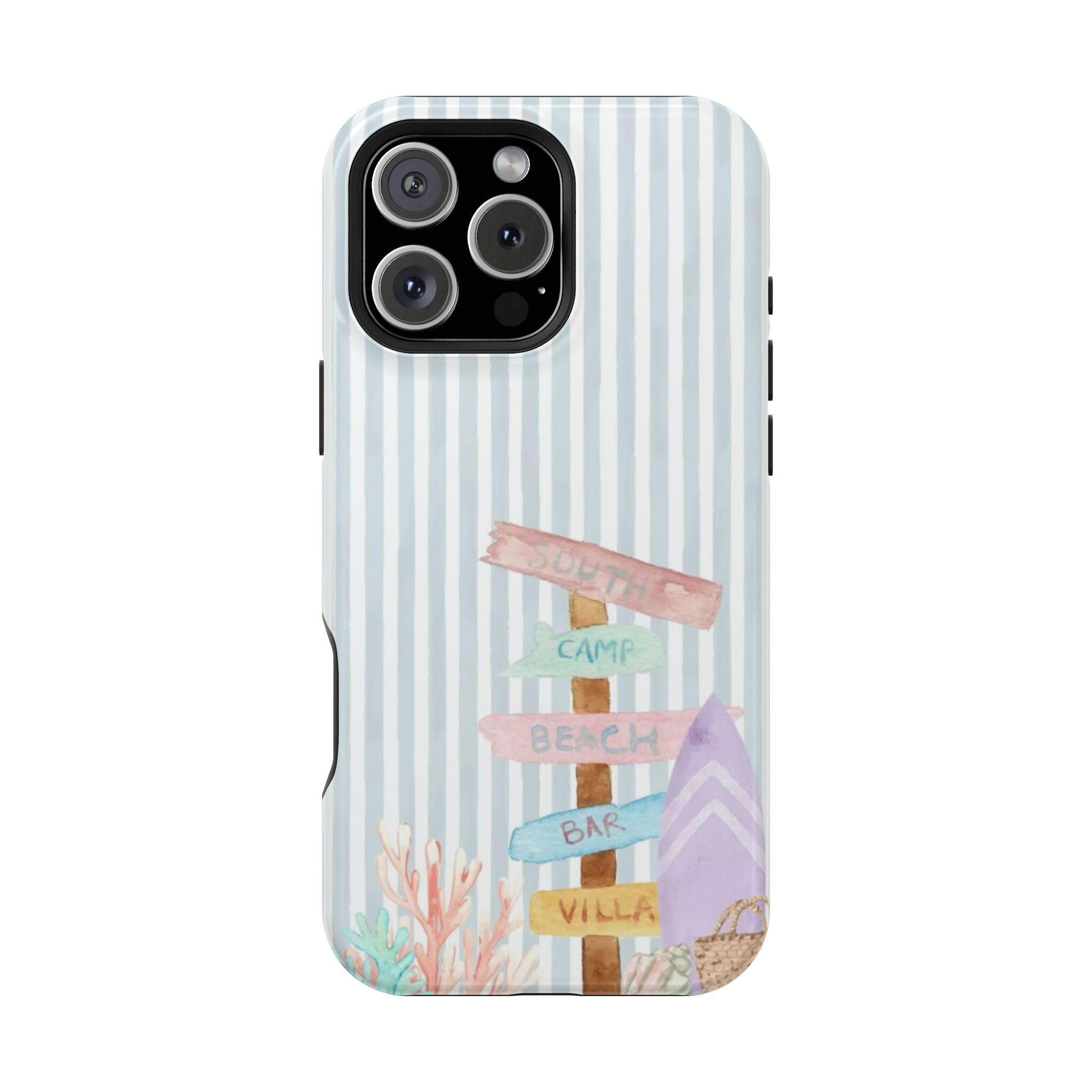 Beach Signpost phone case | Magnetic impact-resistant case